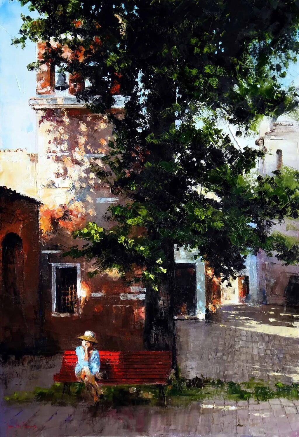 当医生提起画笔，人间烟火皆被温柔“疗愈”🎨法国画家让-伊夫·弗雷莫，往昔