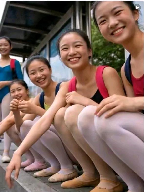 年轻就是好，笑的一个比一个好看。