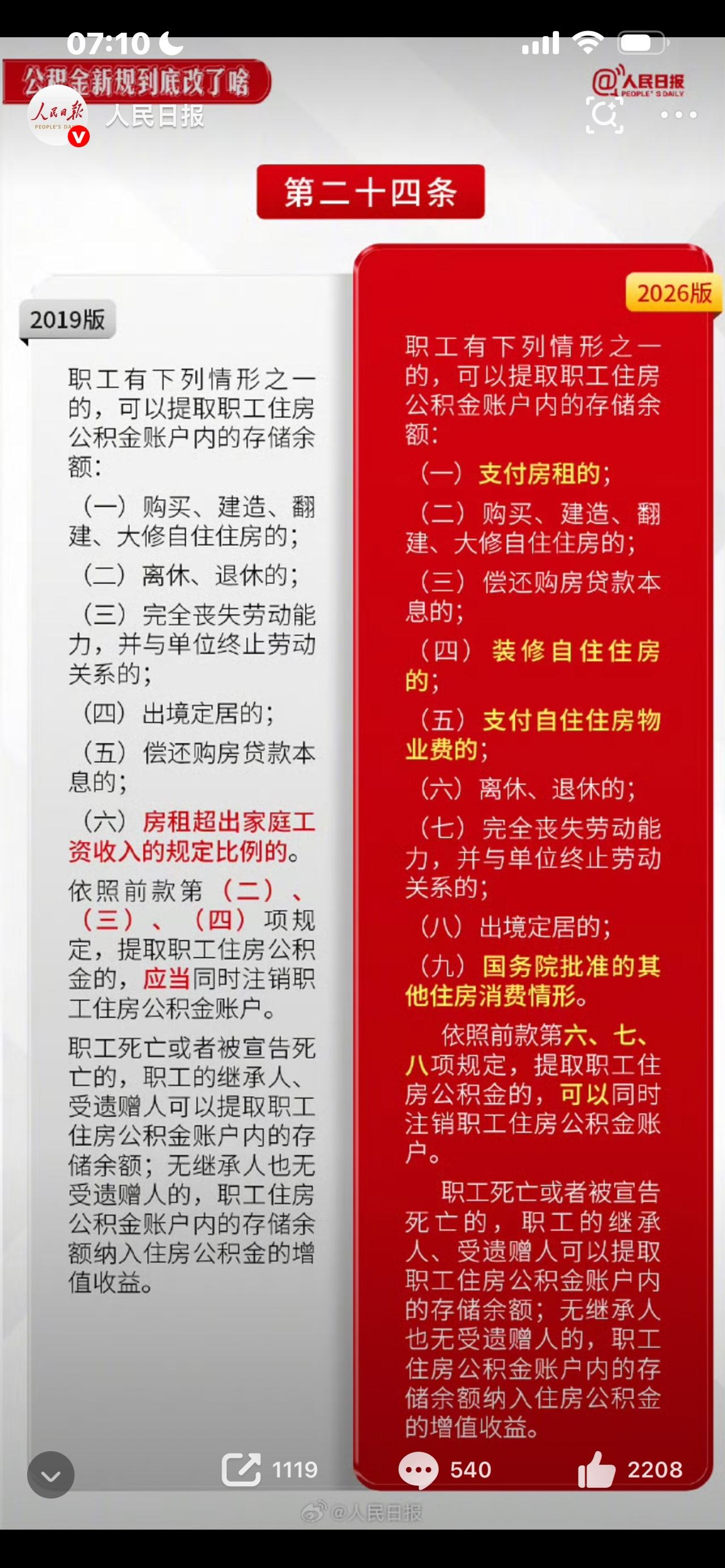 今起公积金提取场景6变9注意！公积金重大新政，今天正式落地实施。提取场景从原