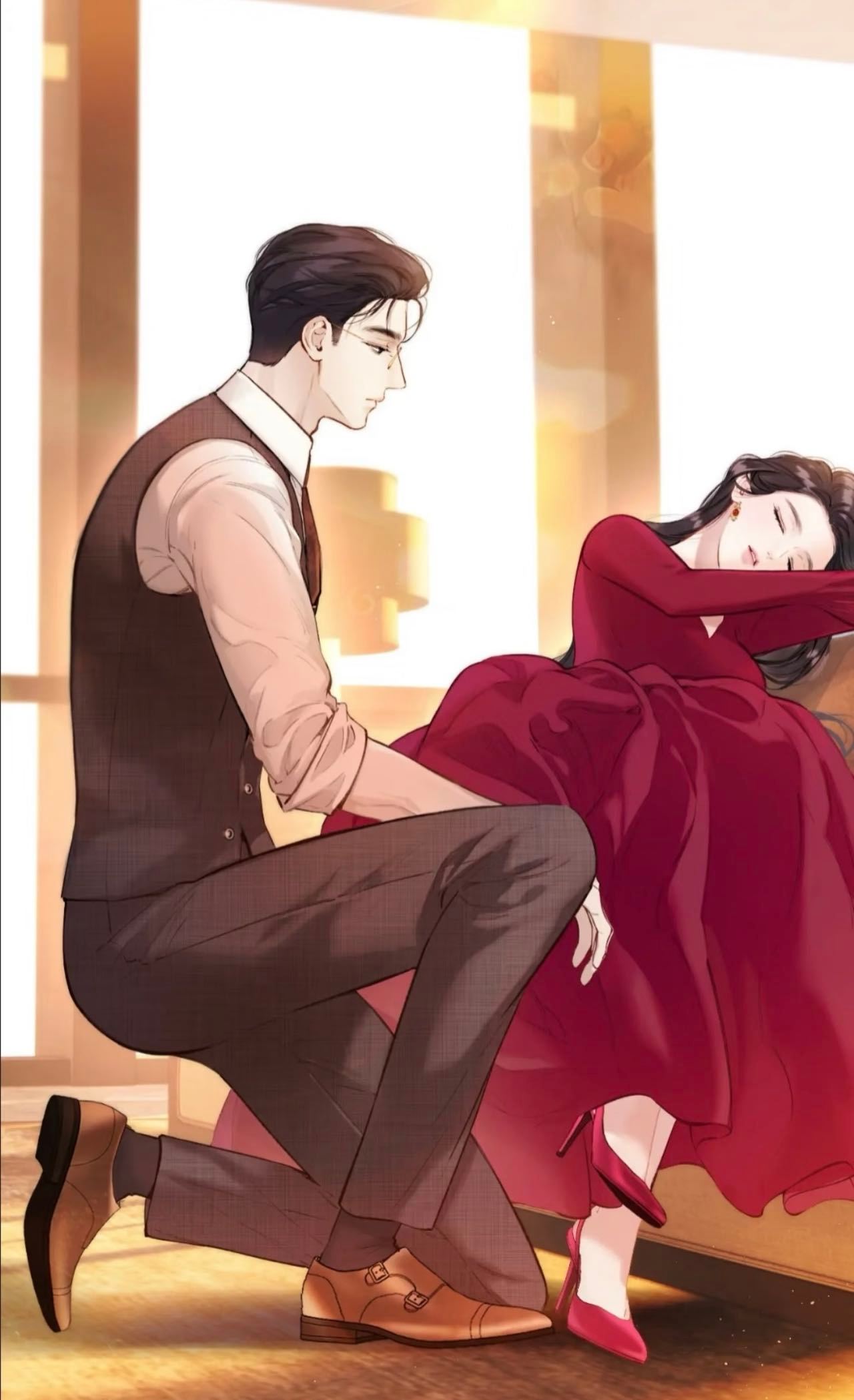 漫画错撩复更等到了！《错撩》复更还带这么顶的特典！酒红礼服和迷离霸总的化学反应，