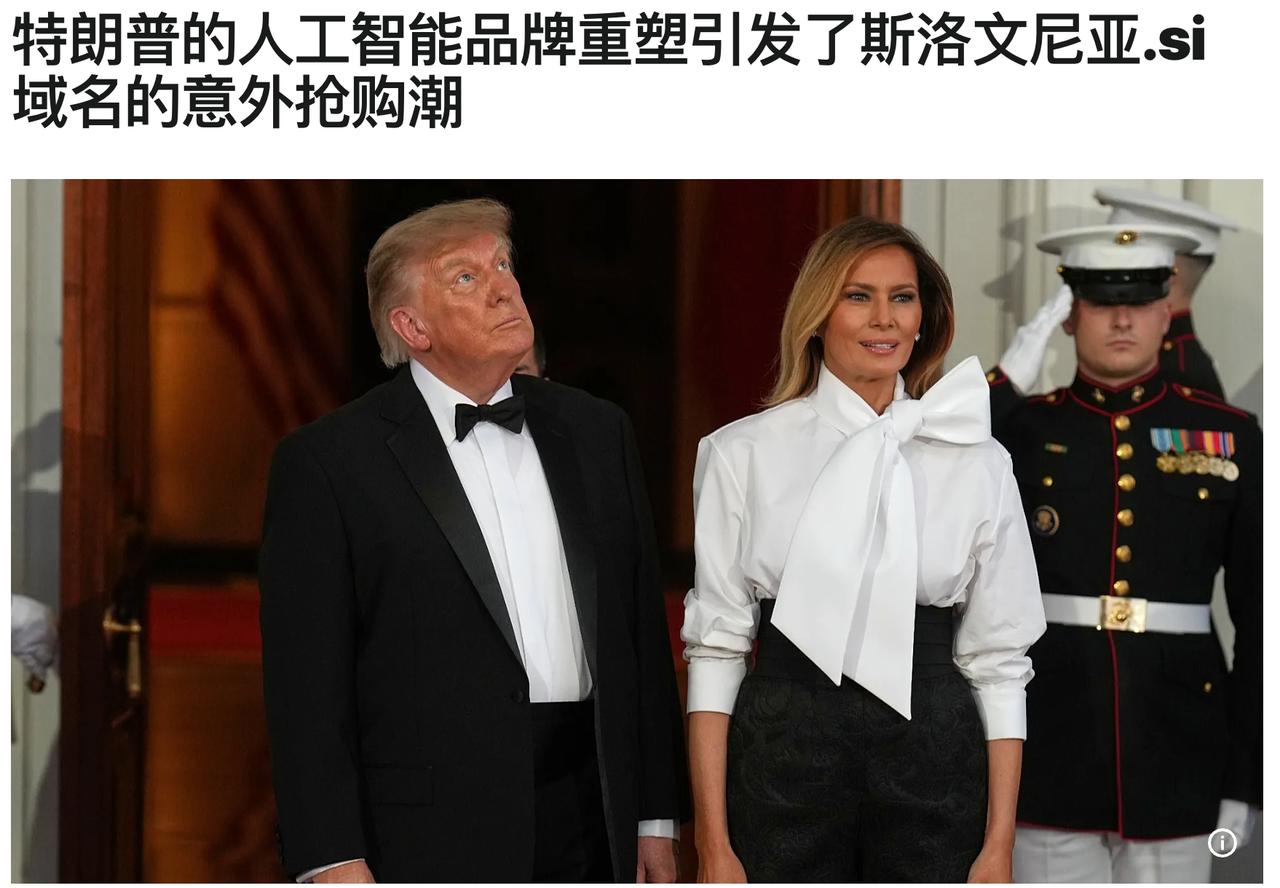 特朗普给AI改个名，却给小国斯洛文尼亚送上了一份泼天富贵。在联合国大会上