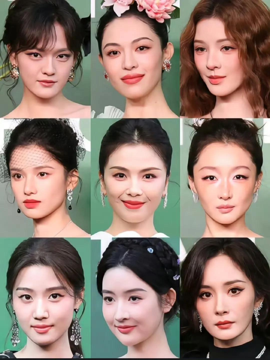 细看,谁的脸最假?