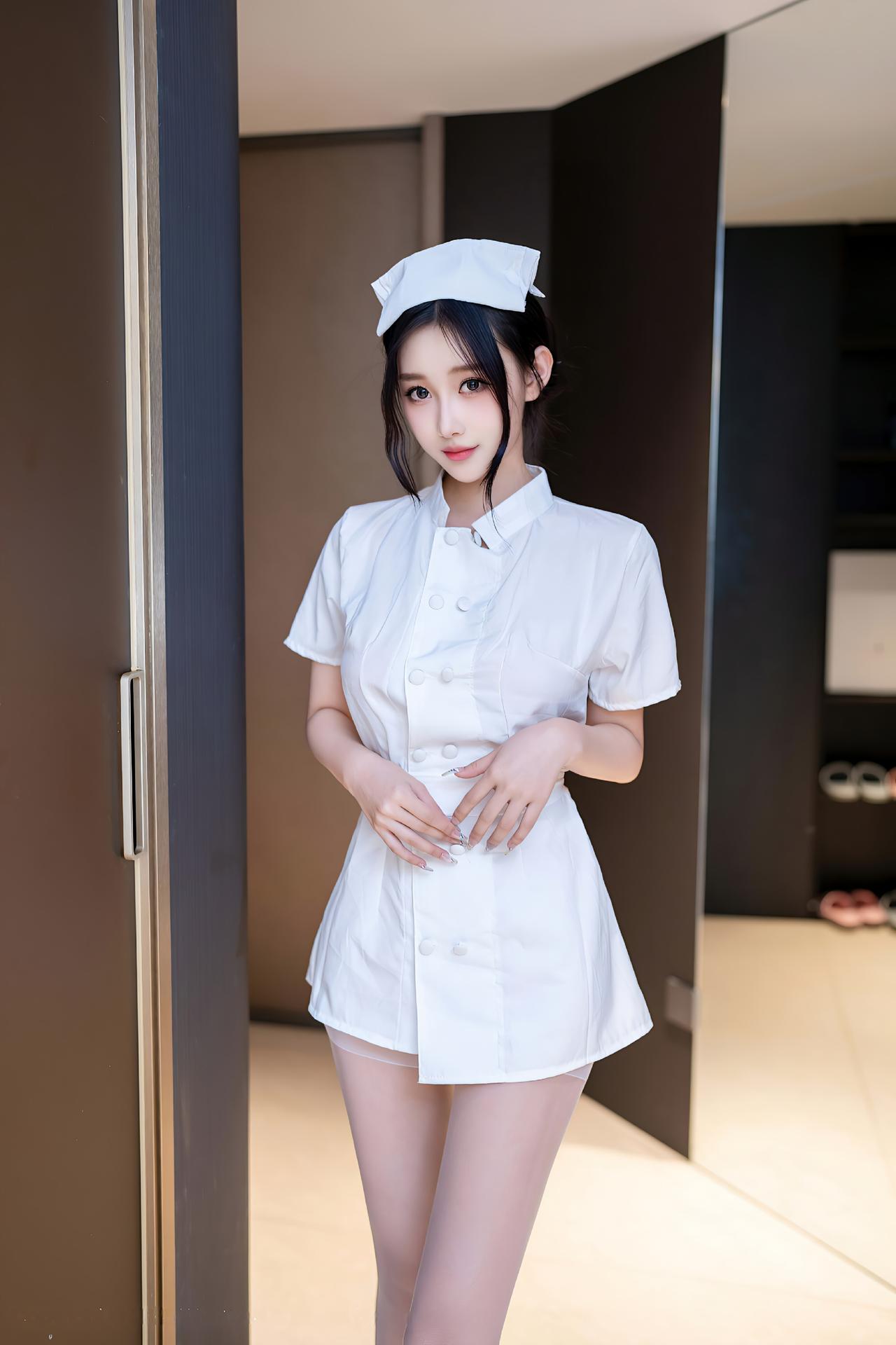 清新甜美的护士装，少女心爆棚！👗💕