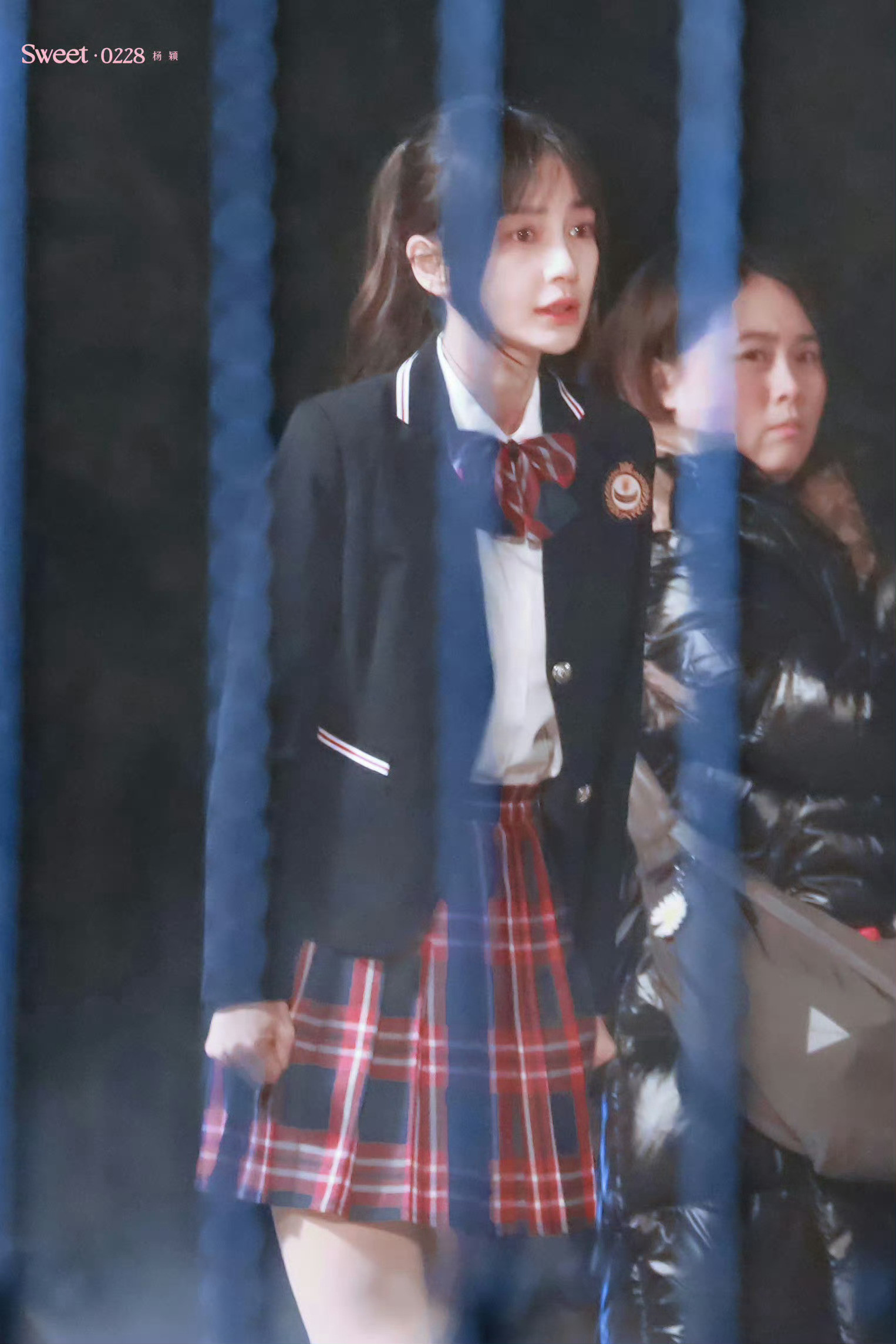 angelababy穿校服的学姐，学生时代也是耀眼的存在