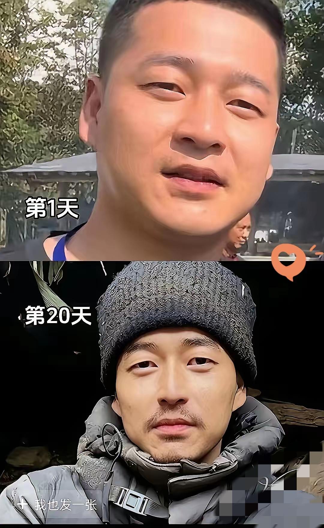 荒野求生扒出减肥狠活!67号大哥19天瘦50斤,打了多少“吃饱能瘦”的脸?