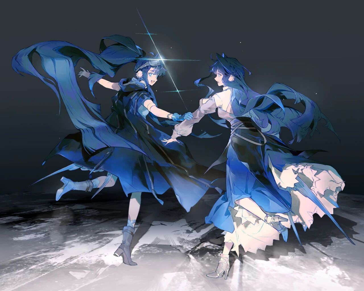 动漫ACG次元大赏我的2025年终总结壁纸画师YUJI绘制的一些很好看的明日方