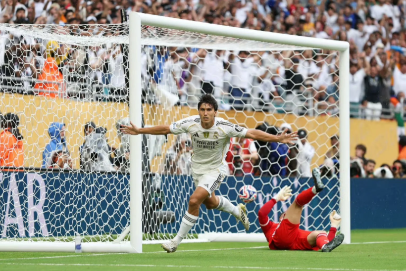 贡萨洛•加西亚头槌制胜，皇马1-0尤文2025年7月2日，世俱杯1/8决赛，