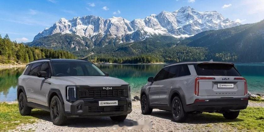 下一代起亚索兰托Sorento渲染图【新车渲染】下一代起亚索兰托Sorento