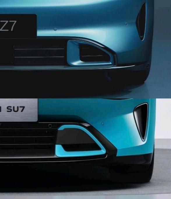 尚界首款轿车Z7被指撞脸小米SU7怎么说呢？大家都这么设计的，无所谓什么抄不抄