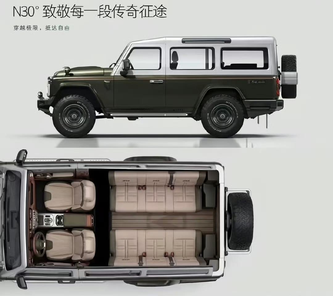 不知道魏建军看到这个运兵版212作何感想？这才是中国最有型的越野车，没有之一。这