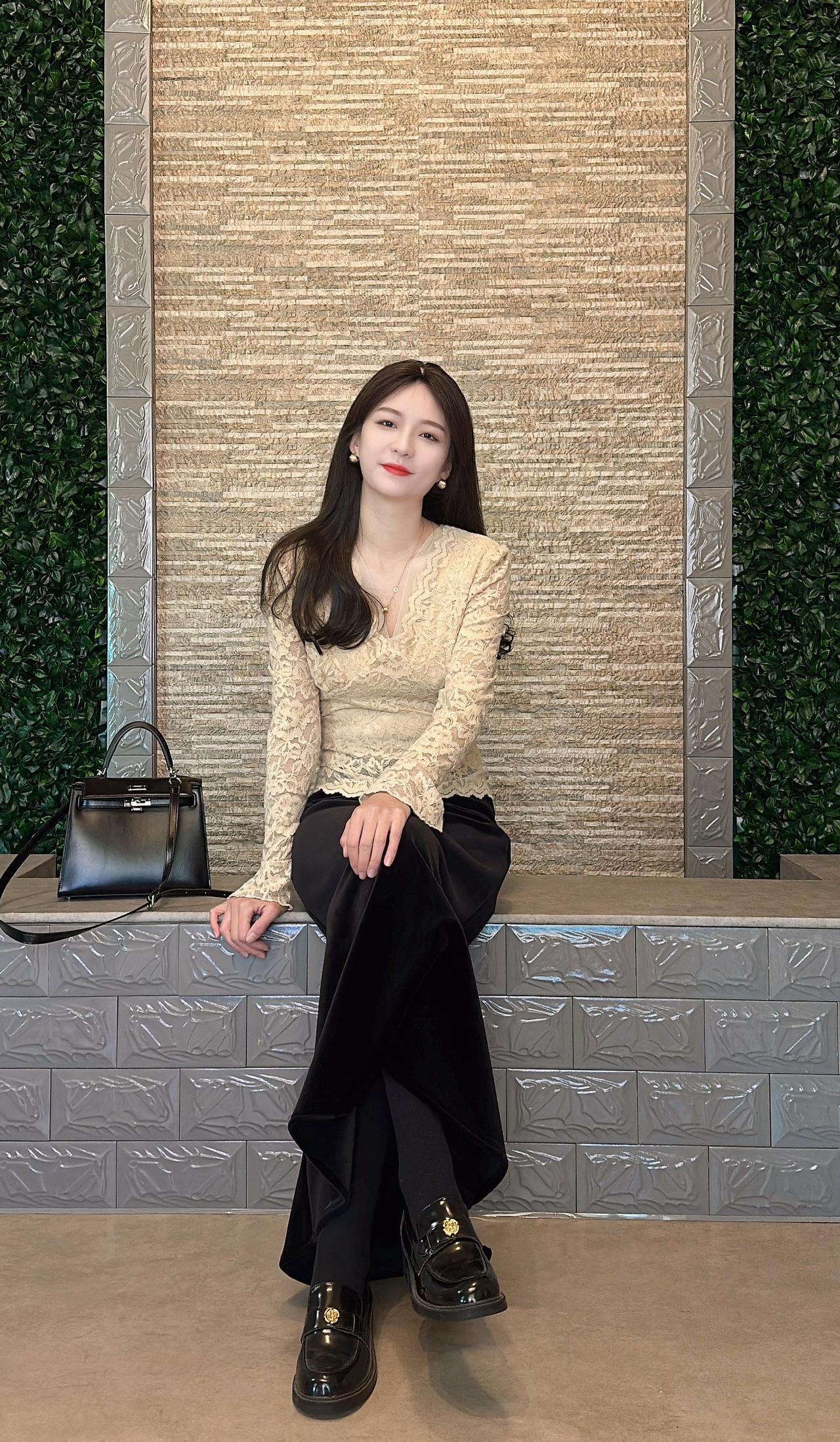 这一生要比任何人都要爱自己福由相生相由心生心由善养蕾丝打底冬季穿搭女装韩系