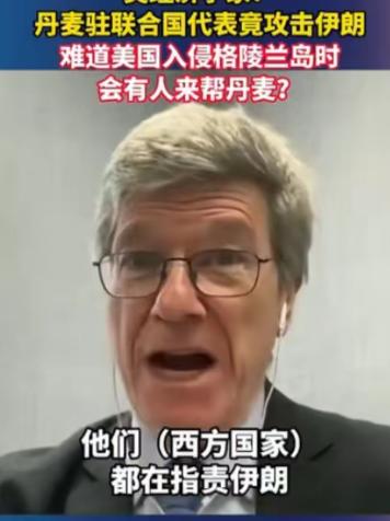 丹麦代表在联合国指责伊朗的反击行为，美经济学家的一番话直接让他哑口无言：如果美国