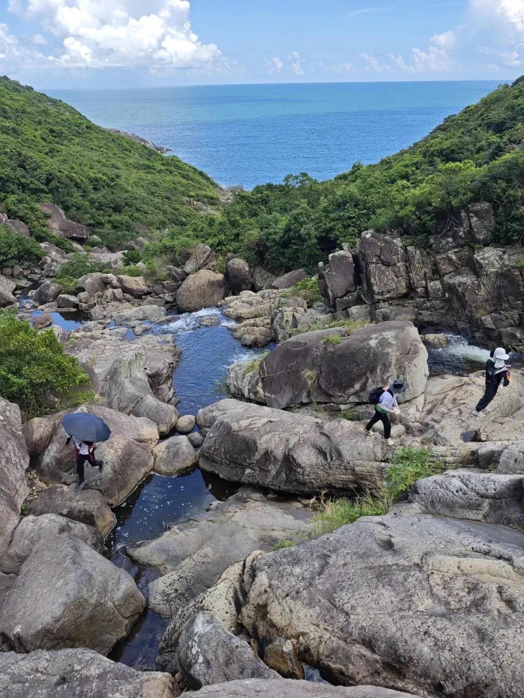 🌿深圳秘境徒步｜马料河溪谷探险全攻略【线路概览】📍起止点：东涌沙岗村