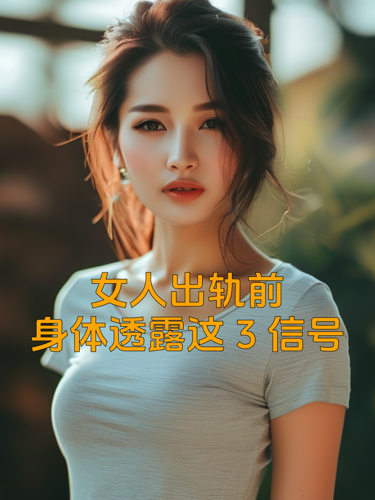 女人出轨前，身体透露这3信号