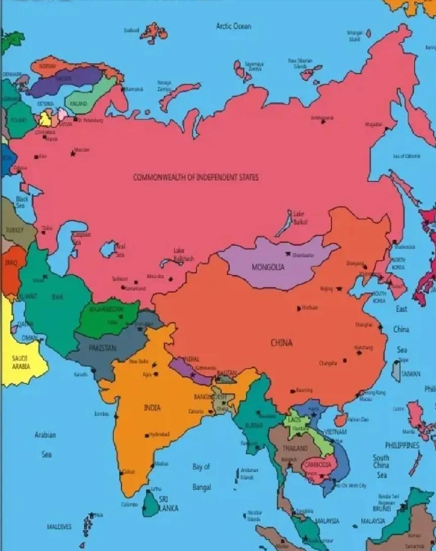 领土全世界最大，比世界第二大多出将近一倍，但还嫌不够。核武器全世界最多，却总是说