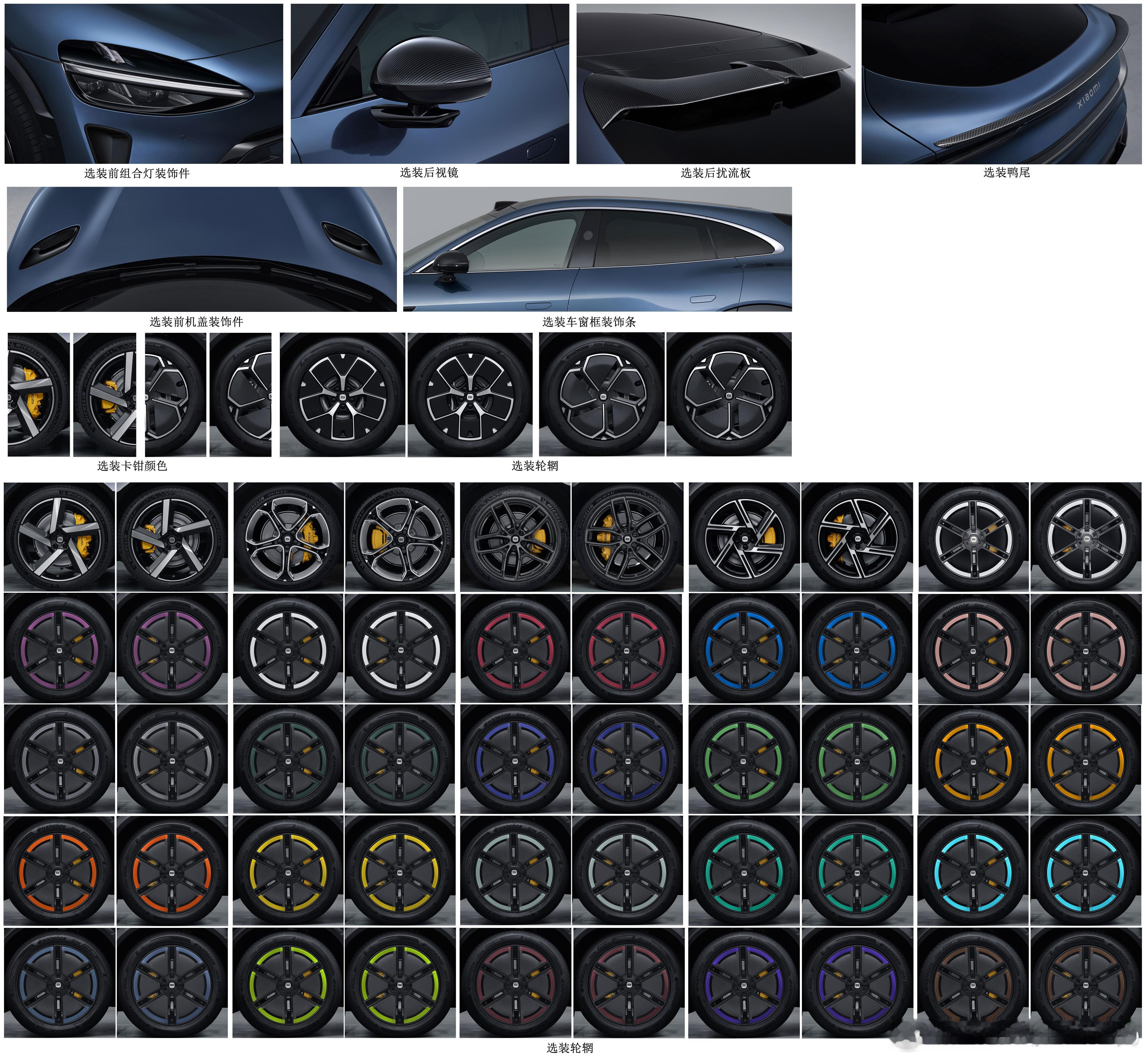 小米YU7入门级版本YU7刚上市的时候，我就做了统计表，把YU7的所有型号都列