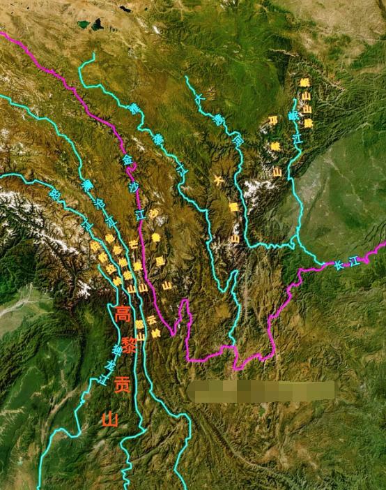 独龙江以西区域是一片河谷区域。这里最熟悉的地方，大家肯定知道，就是野人山！抗
