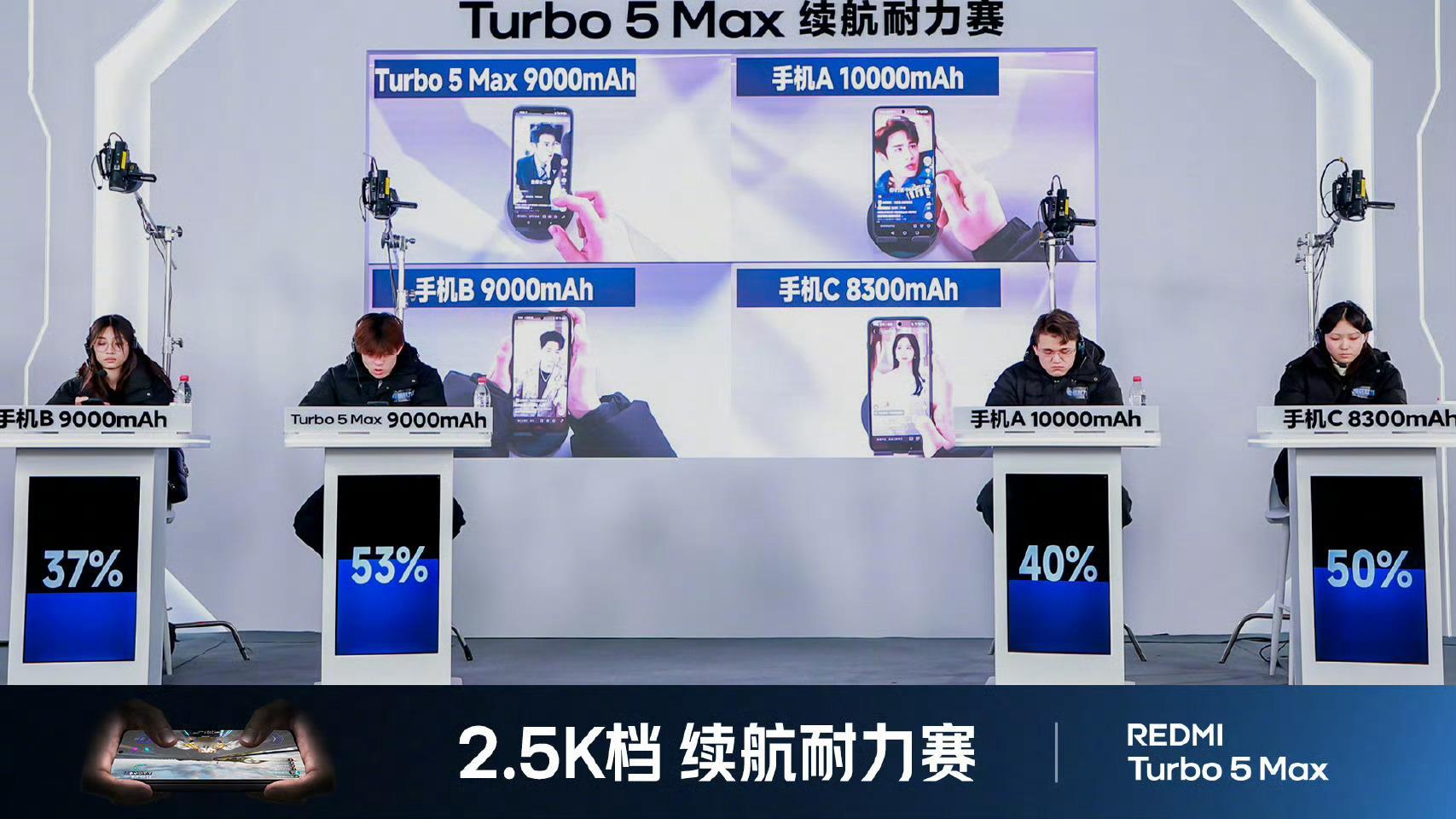 红米RedmiTurbo5max直播测续航！黑子们怎么喷？直播！没有水分！甚