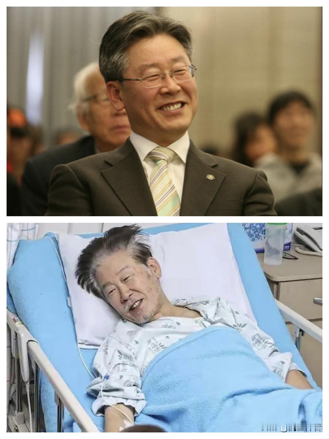 看了李在明的这两张图片，不知道踉跄入狱的尹锡悦作何感想?精英阶层出身的尹锡悦