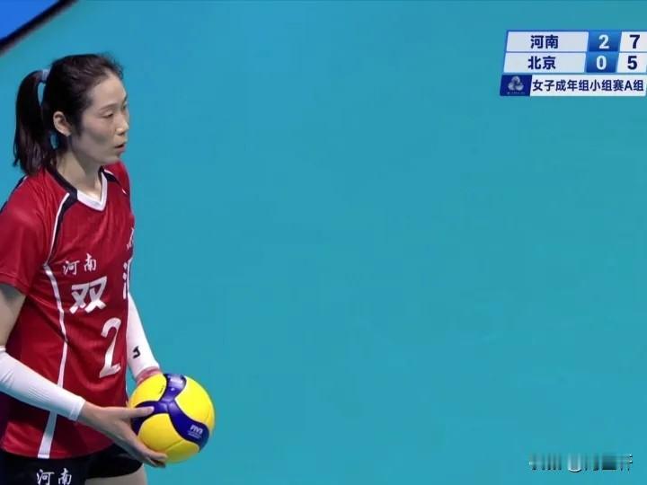 11月12日下午全运会女排赛场传来捷报！朱婷领衔河南女排以25-1425-20、