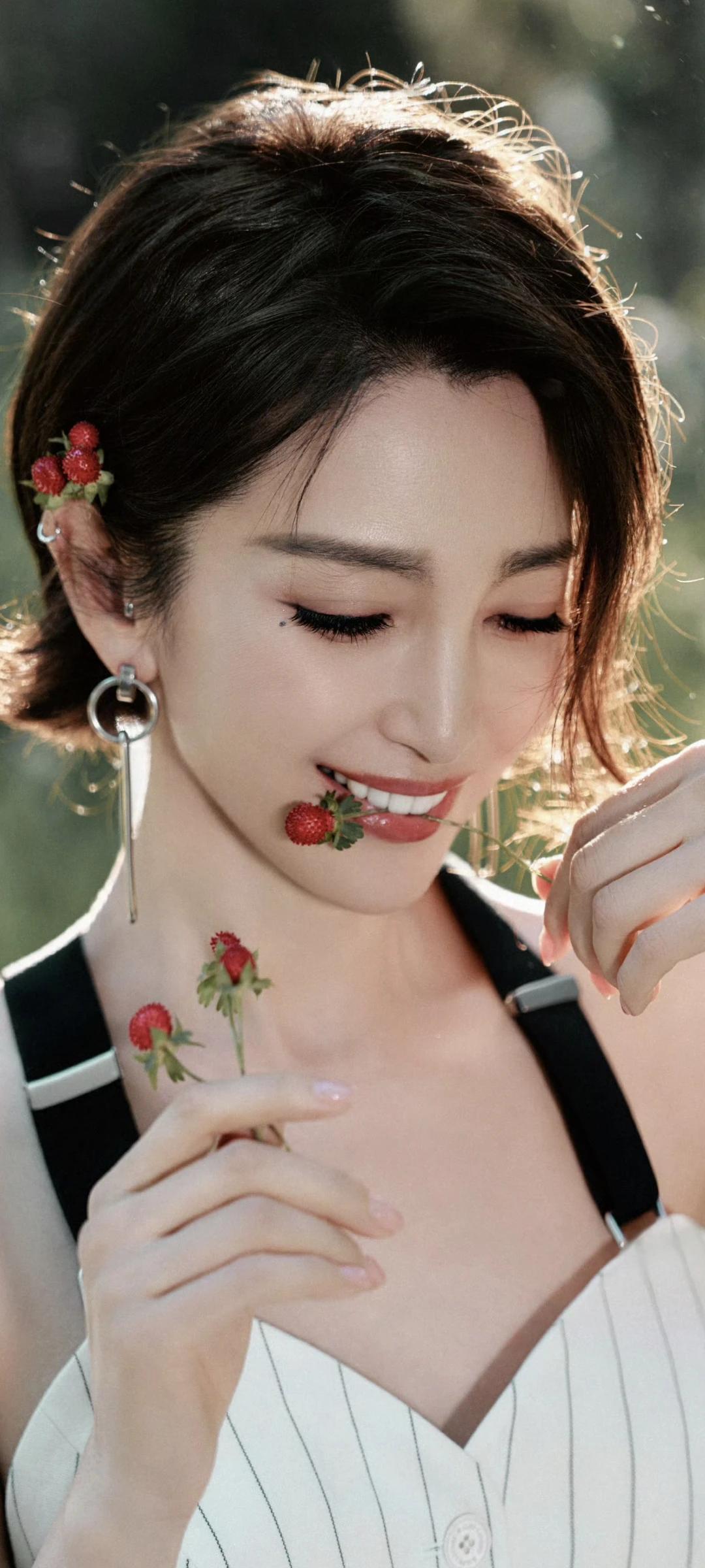 李冰冰壁纸～夏日森系大片美得让人说不出话。晒图笔记大赛
