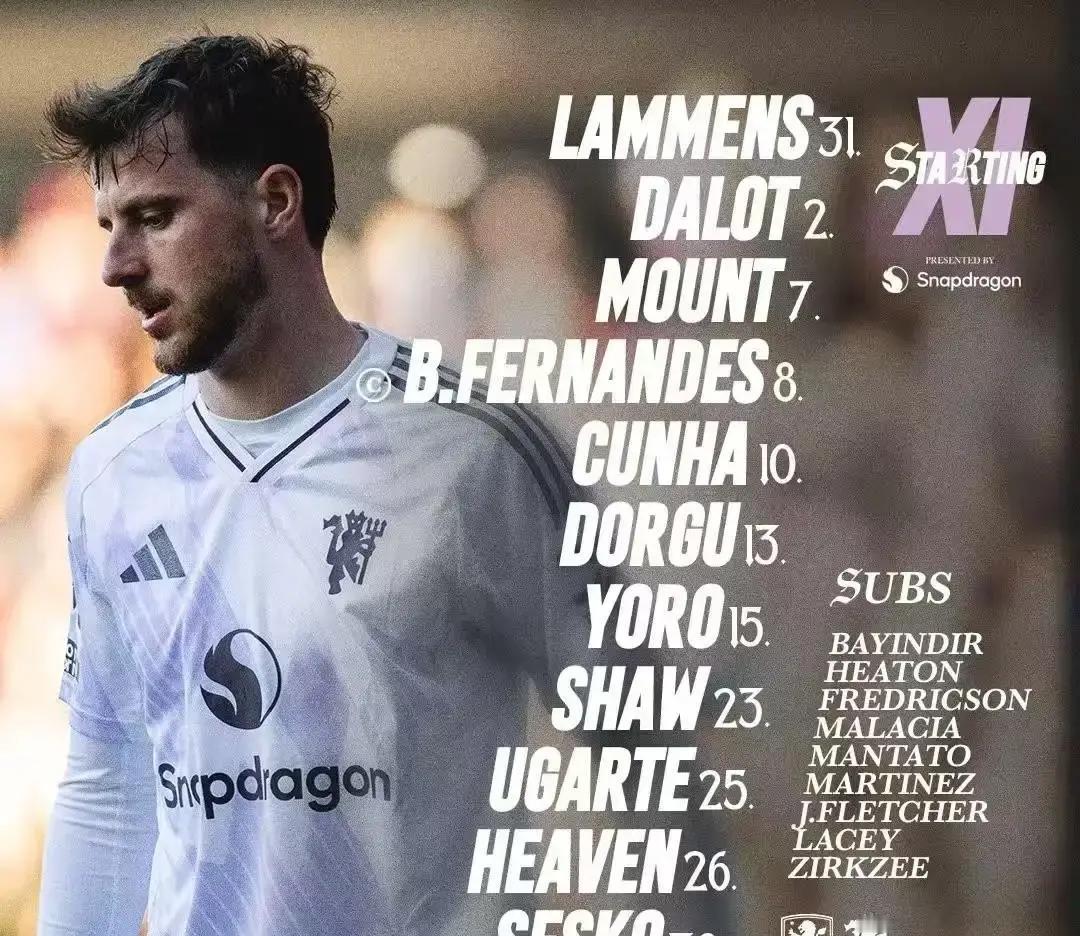 曼联这回不是修修补补，是直接掀桌子。梅努连大名单都没进，场外那点破事把更衣