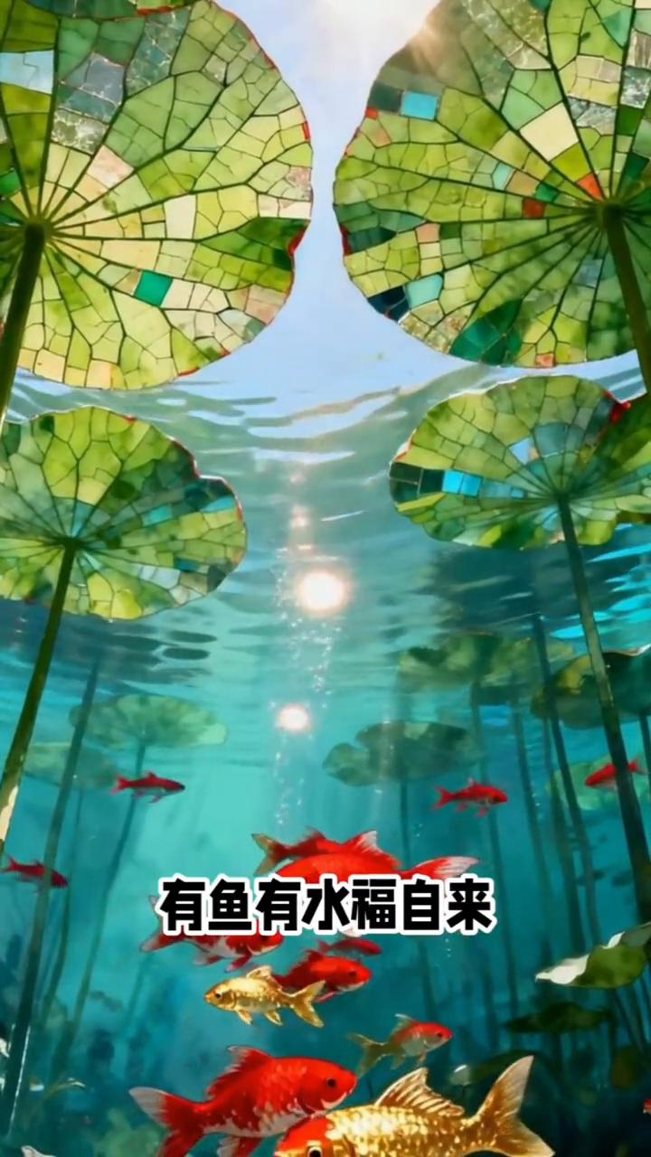 你要转运啦，鱼生财，水镇宅，有鱼有水福自来，从此行大运，发大财。