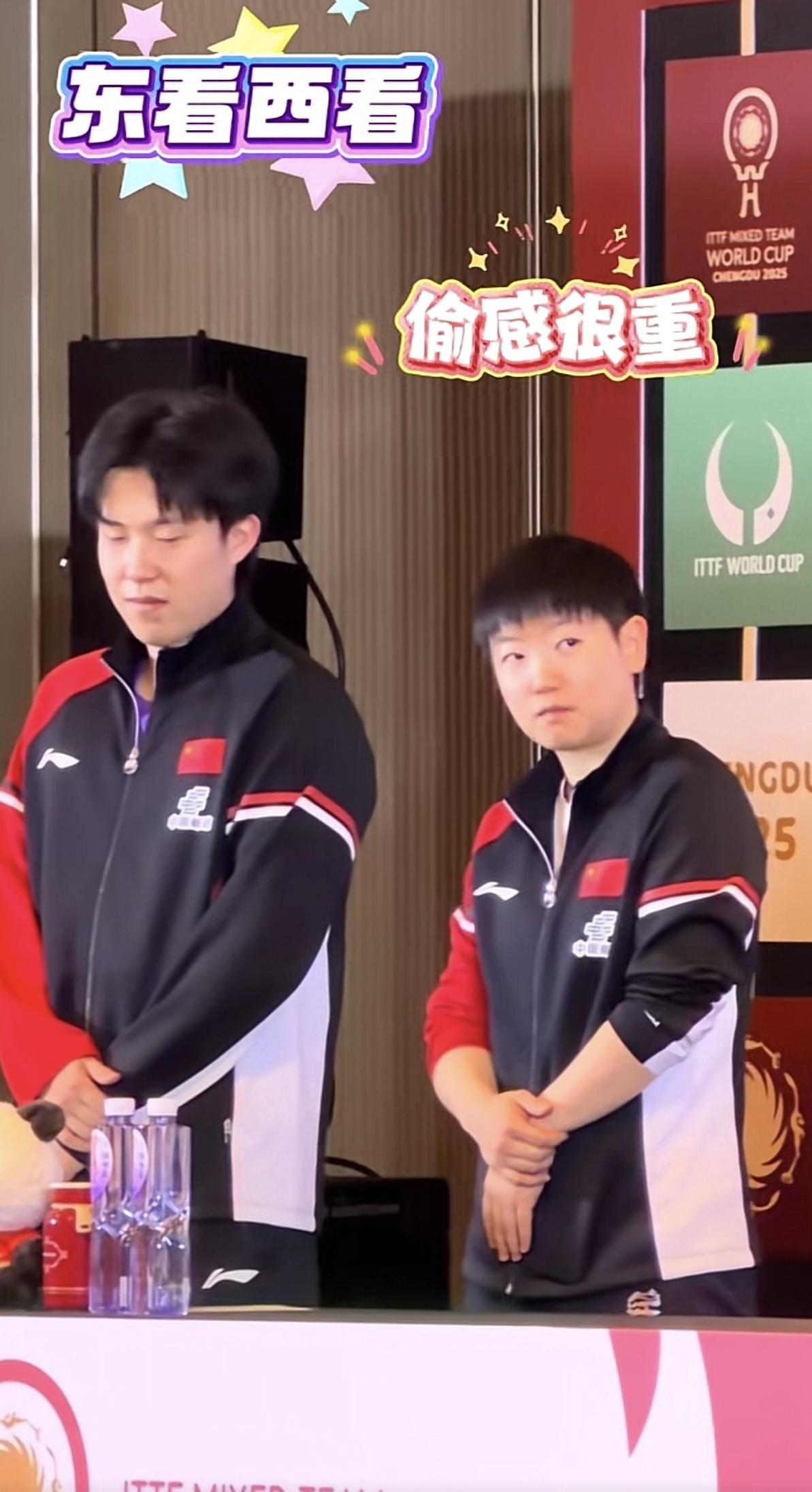 成都混团的混双氛围真的超友好！“莎头组合”孙颖莎和王楚钦再次重组，瞬间把人拉回巴