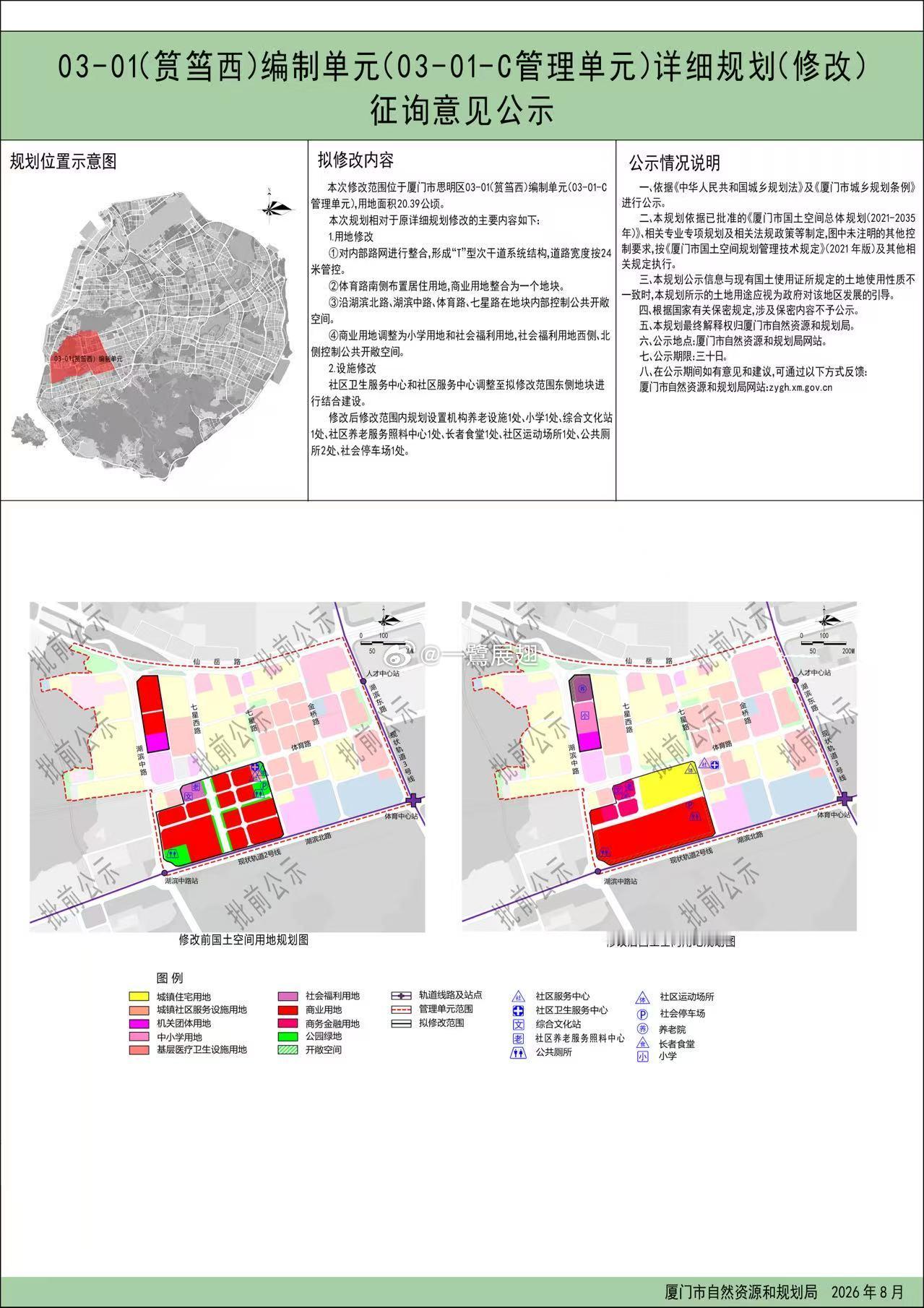 厦门城建滨北超总的以住带商性质更改。