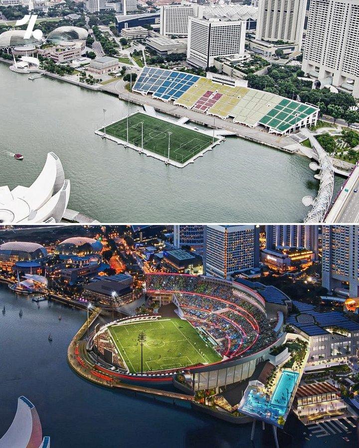 新加坡滨海湾浮动舞台已被拆除，重建工程即将启动。一座可容纳3万人的新体育场将在滨