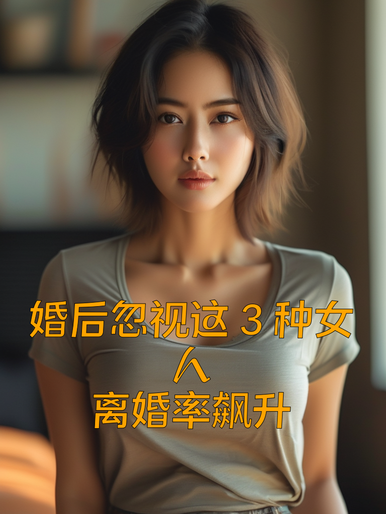 婚后忽视这3种女人，离婚率飙升