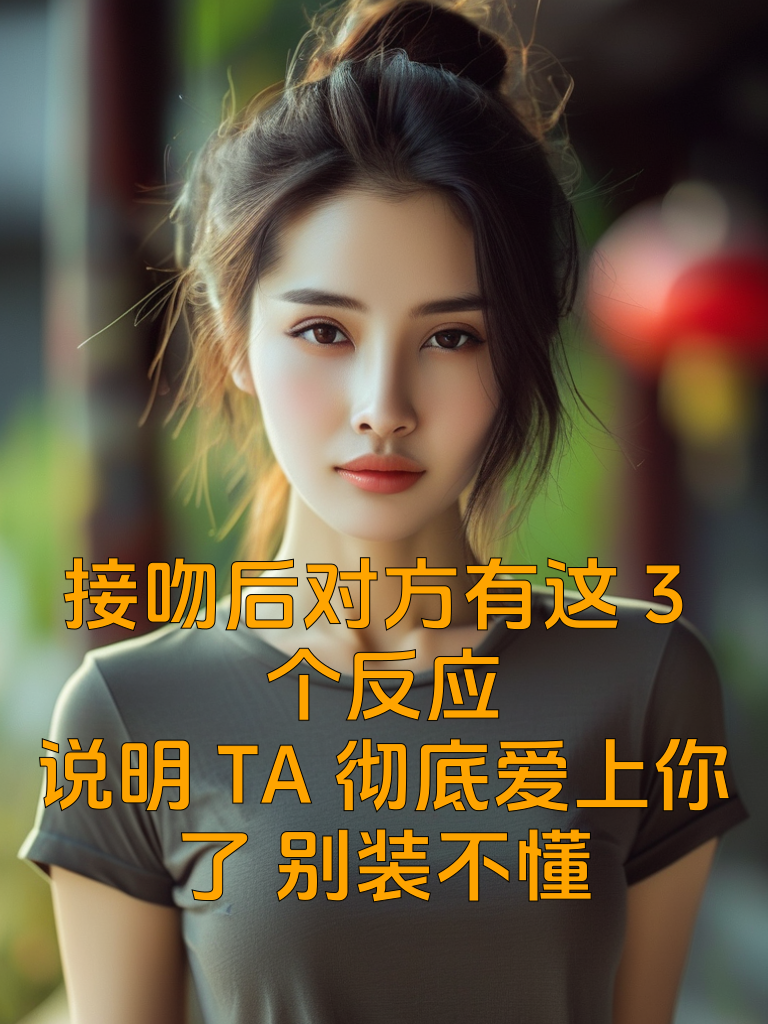 接吻后对方有这3个反应，说明TA彻底爱上你了，别装不懂！