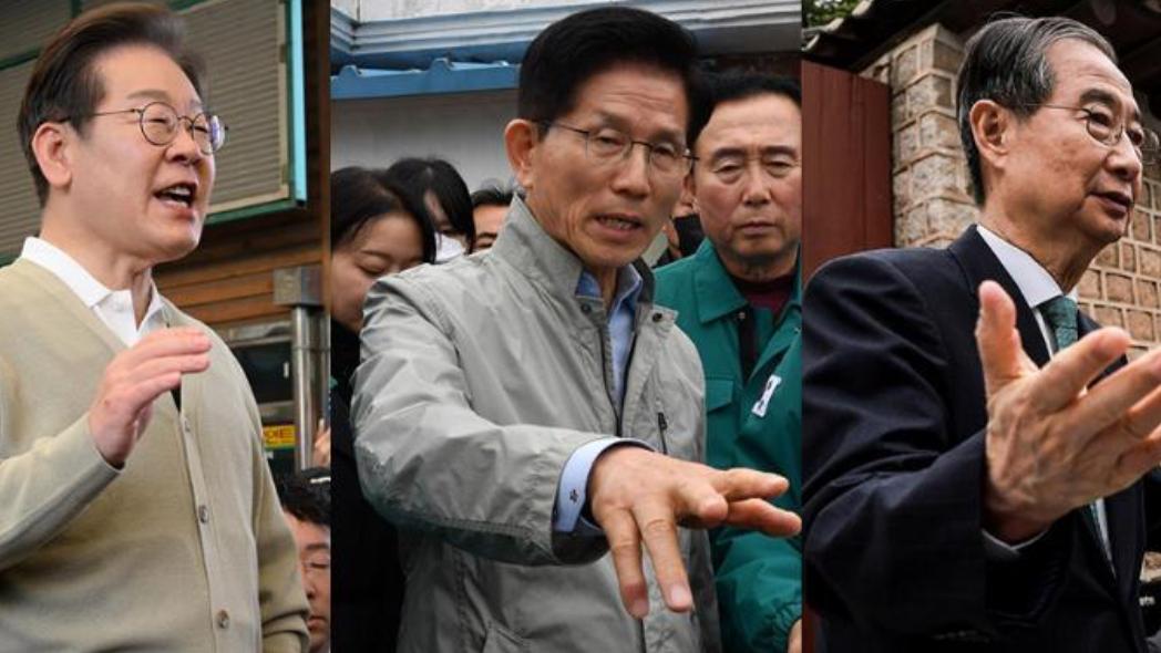 李在明支持率逼近五成，碾压金文洙与韩德洙…即便整合保守候选人也难撼胜局随着韩