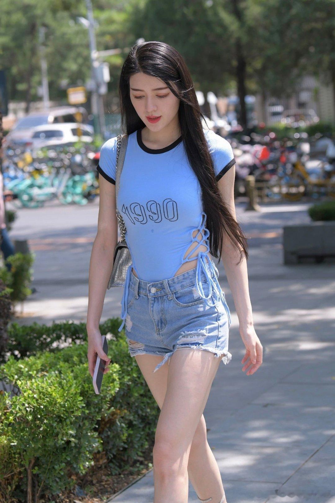 OOTD时尚穿搭今天穿什么ootd清凉短裤夏日穿搭