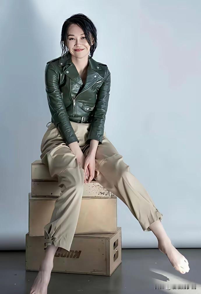 宛如少女般轻柔这哪像是50多岁的