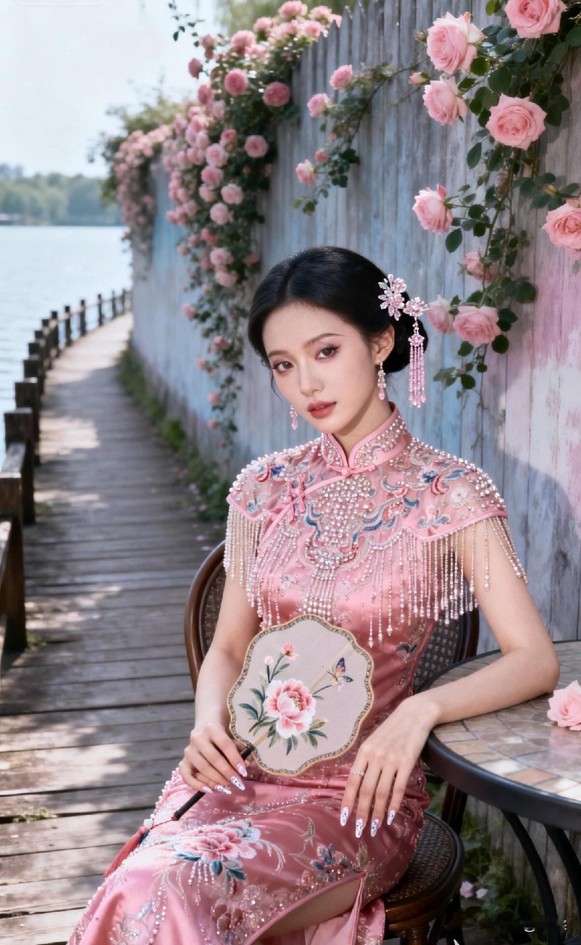 东方女性穿旗袍为什么这么美旗袍穿搭风格美女旗袍照旗袍秀美丽旗袍美人照东方