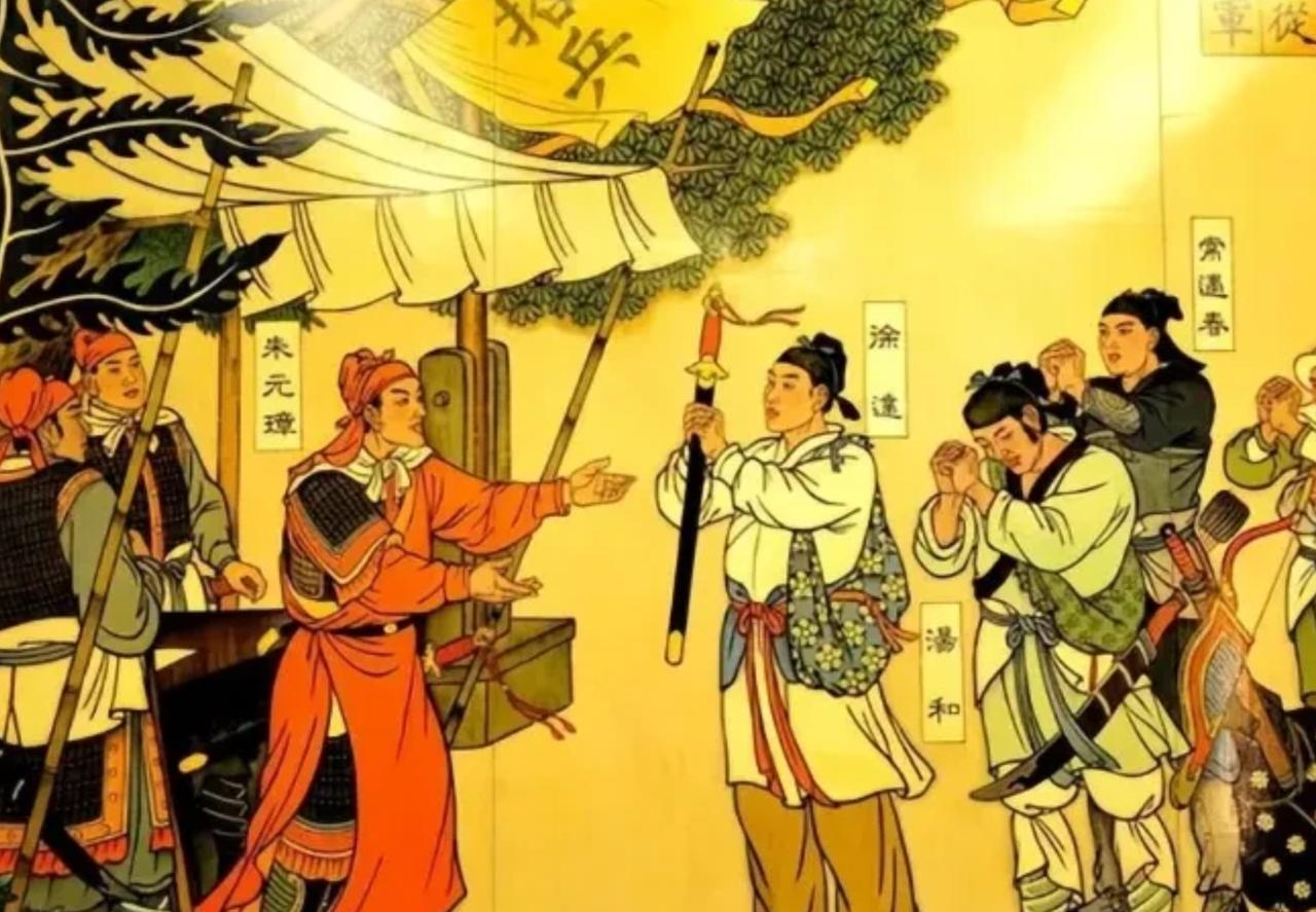 北宋建立第二年，赵匡胤杯酒释兵权。明朝建立第二年，淮西24将还在各地打仗，所向披