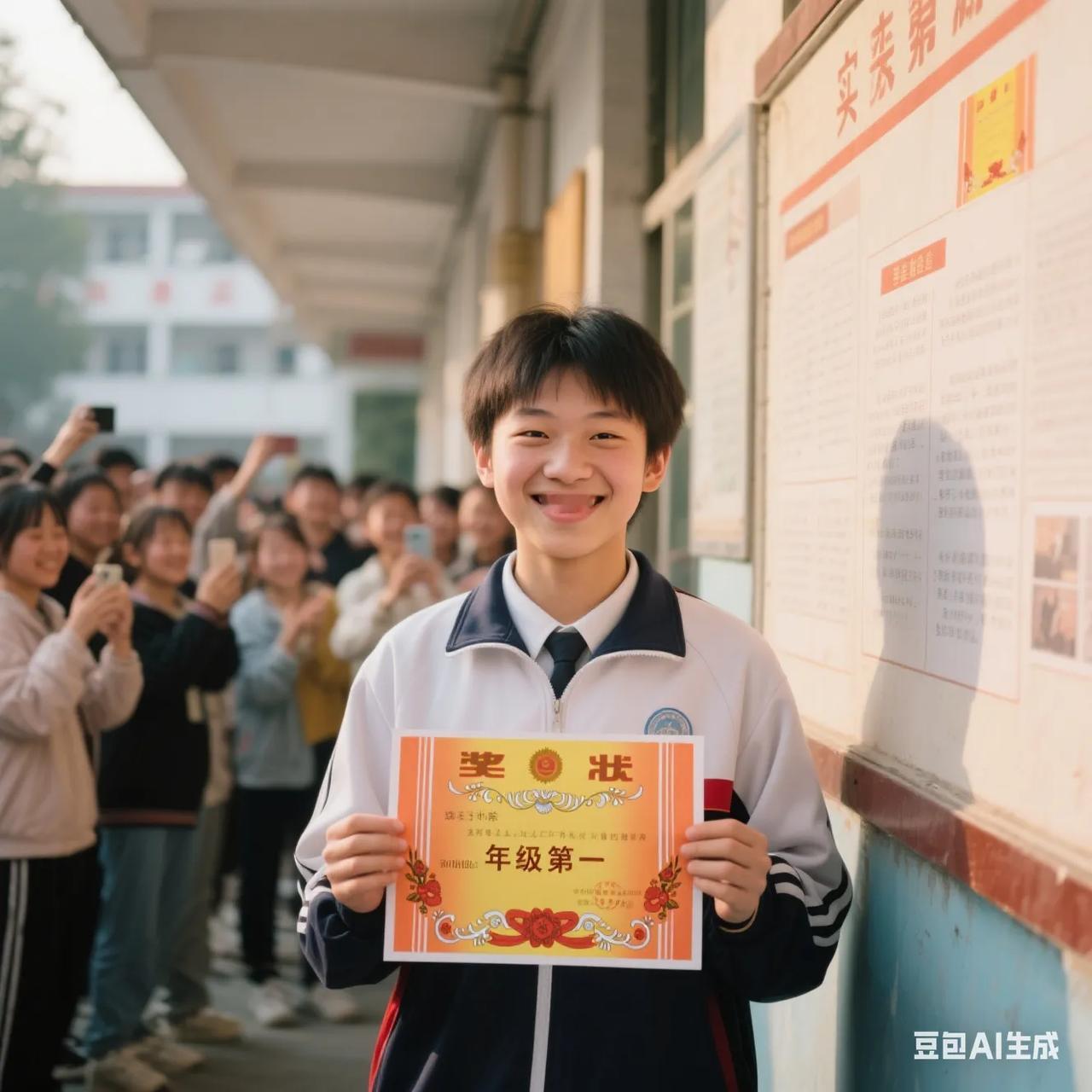 不想考第一我班有个男孩，从读初一起，考试基本都是稳拿年级第一，但他的母亲却不