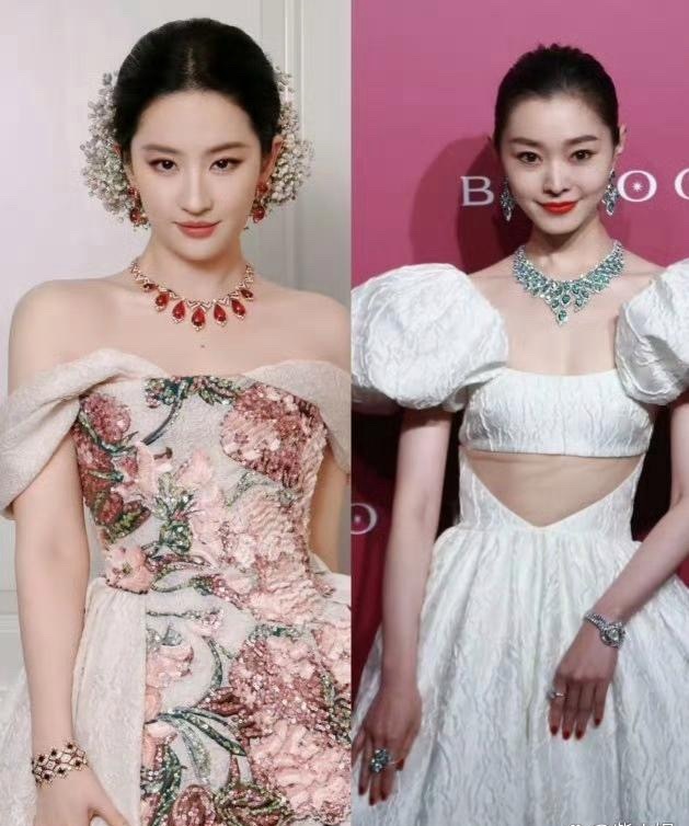 事实证明，人太好看了就把珠光宝气都掩盖了！不信，你看刘亦菲和宋轶。