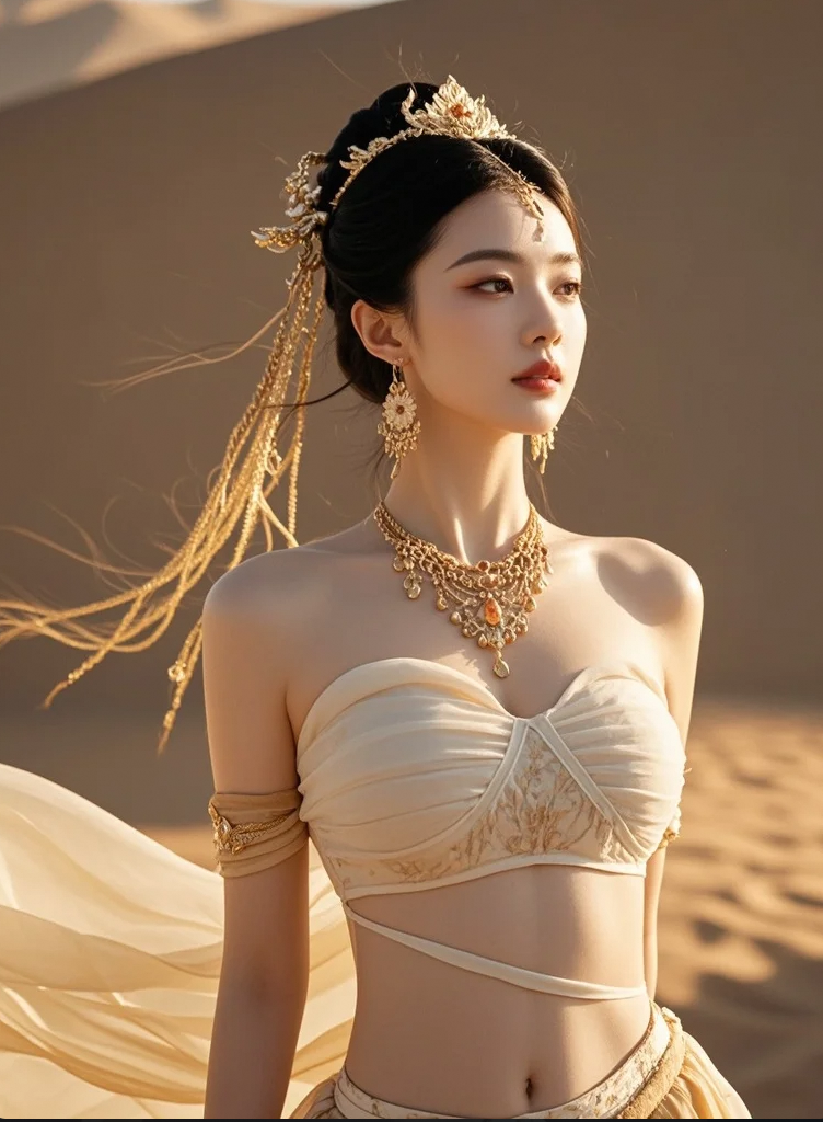 我故意让头纱飘向你的镜头，你会抓住还是放手？
