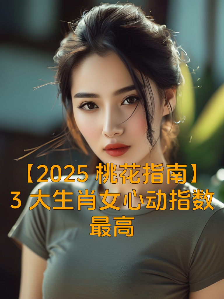 【2025桃花指南】3大生肖女心动指数最高
