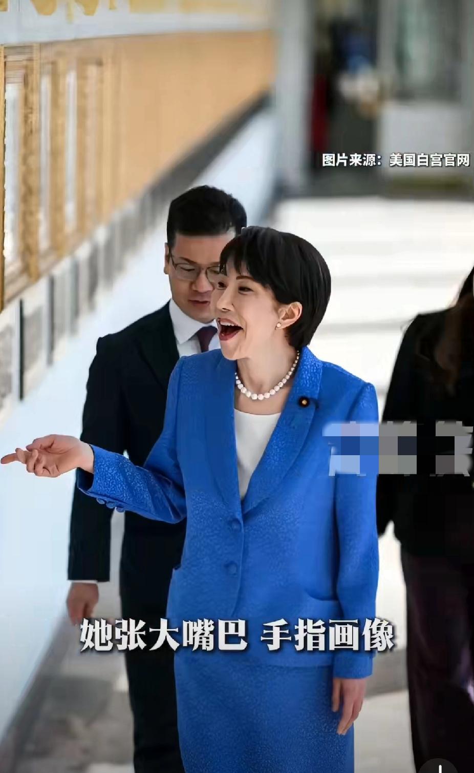 笑不活了！高市早苗访美在白宫又跳又笑，日本网友直呼丢人现眼[捂脸哭]最近白宫