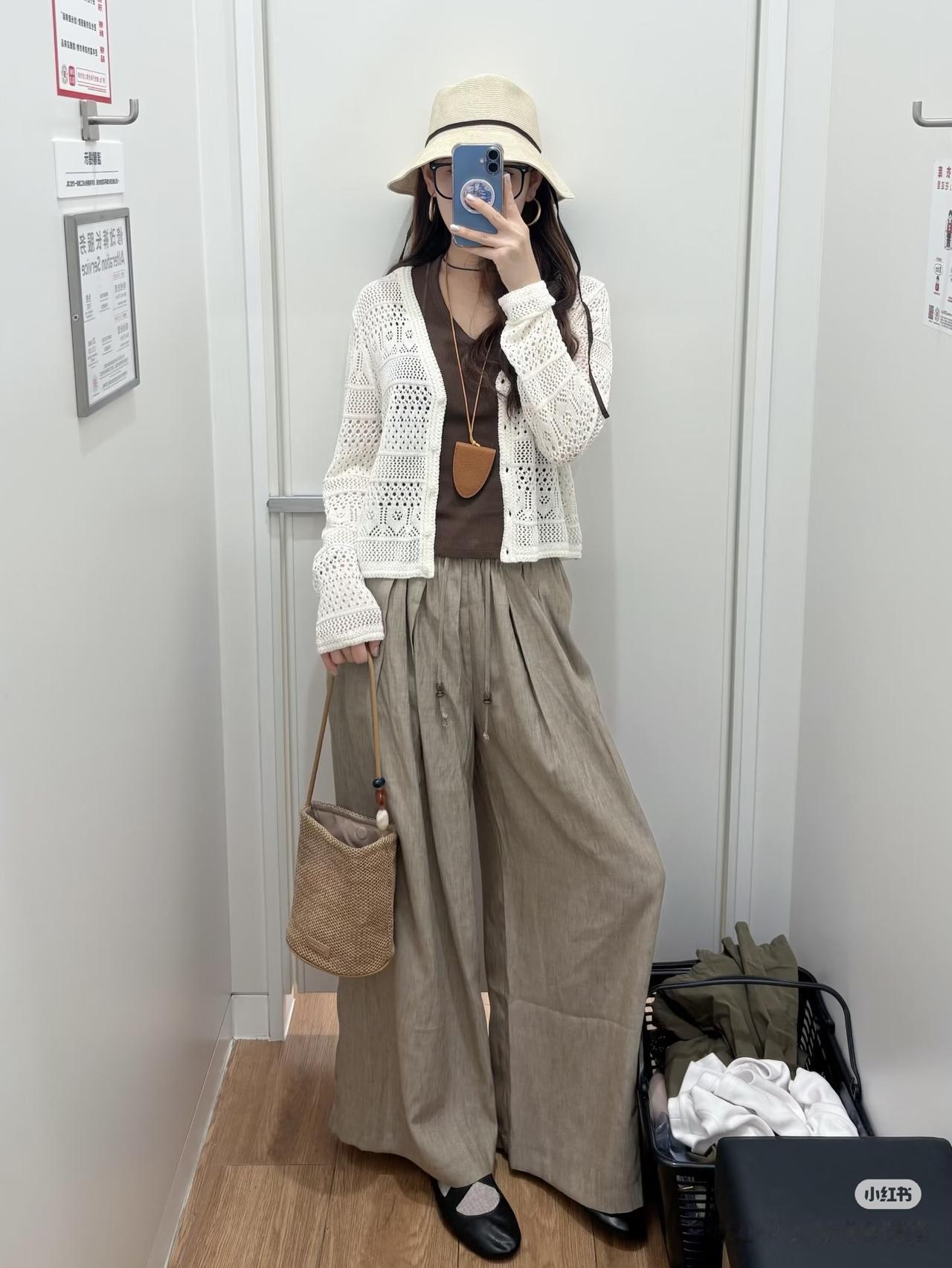 优衣库的编织帽可太有度假feel了！！