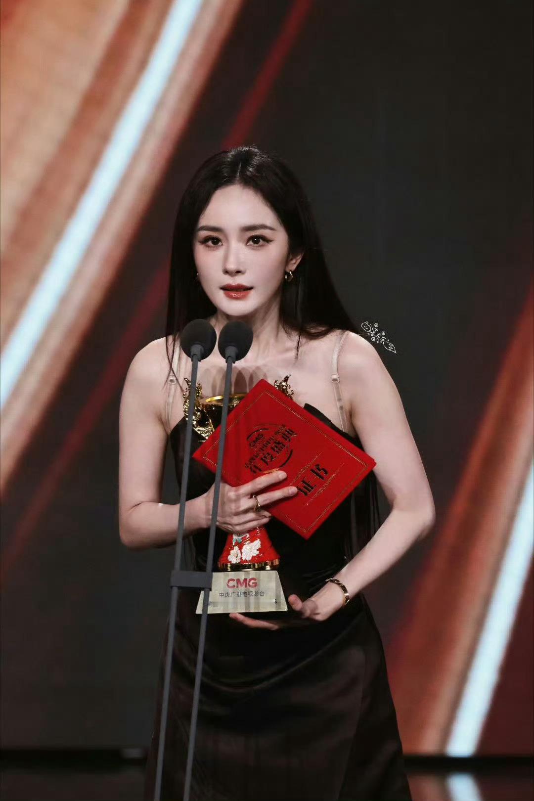 杨幂双料视后了赵丽颖粉丝真的很搞笑，赵丽颖播新剧她们是不看的，难怪剧血扑，粉丝都