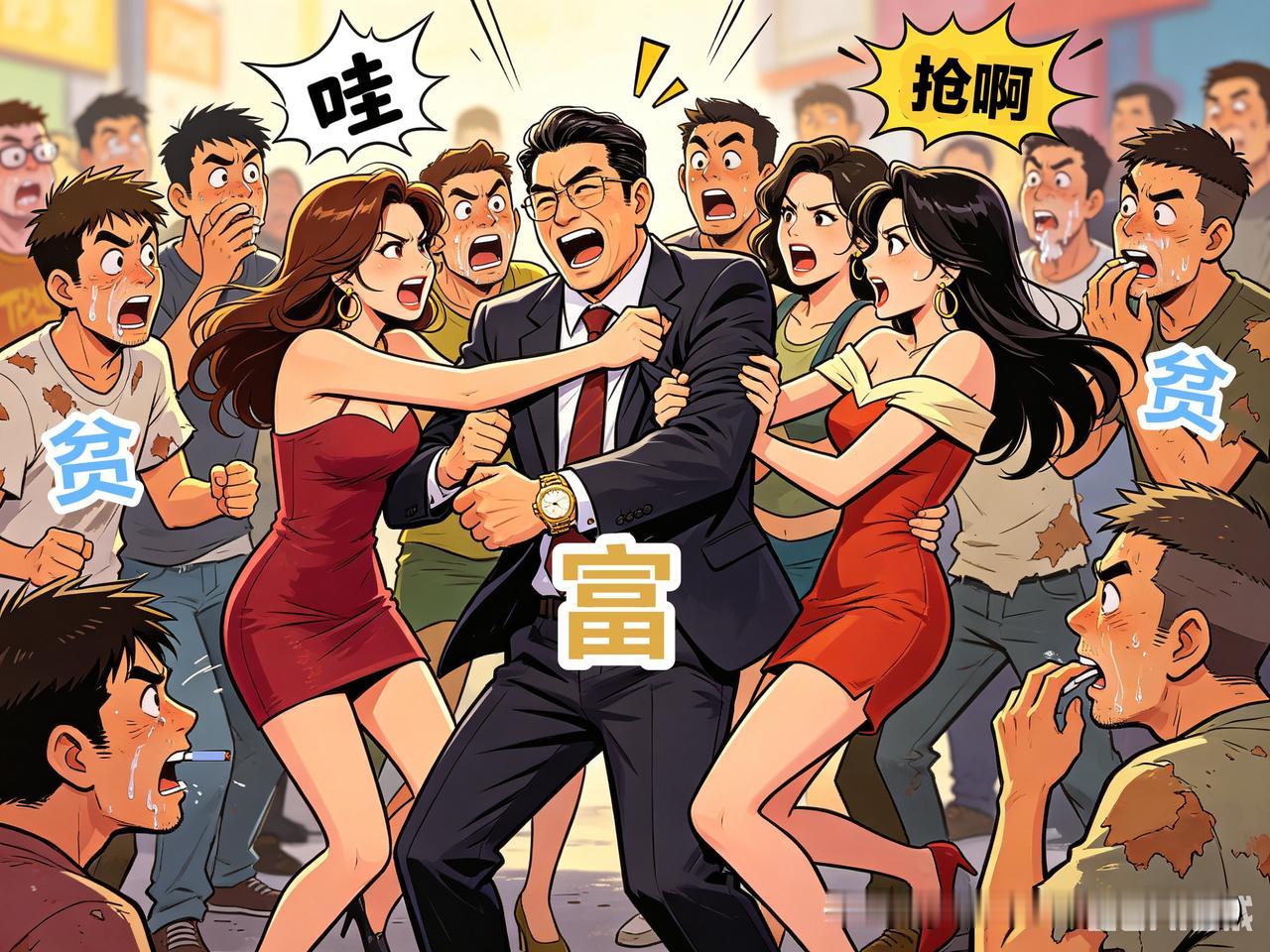 《以前那个年代，为啥富了会挨斗？还娶不上媳妇？》───────家里饭桌上，我