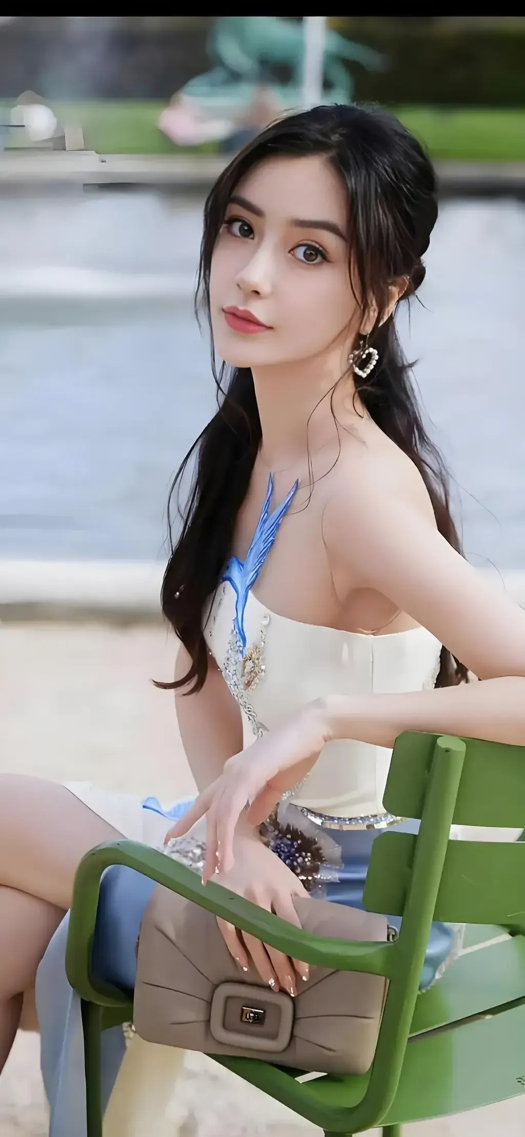 杨颖baby混血感时尚穿搭