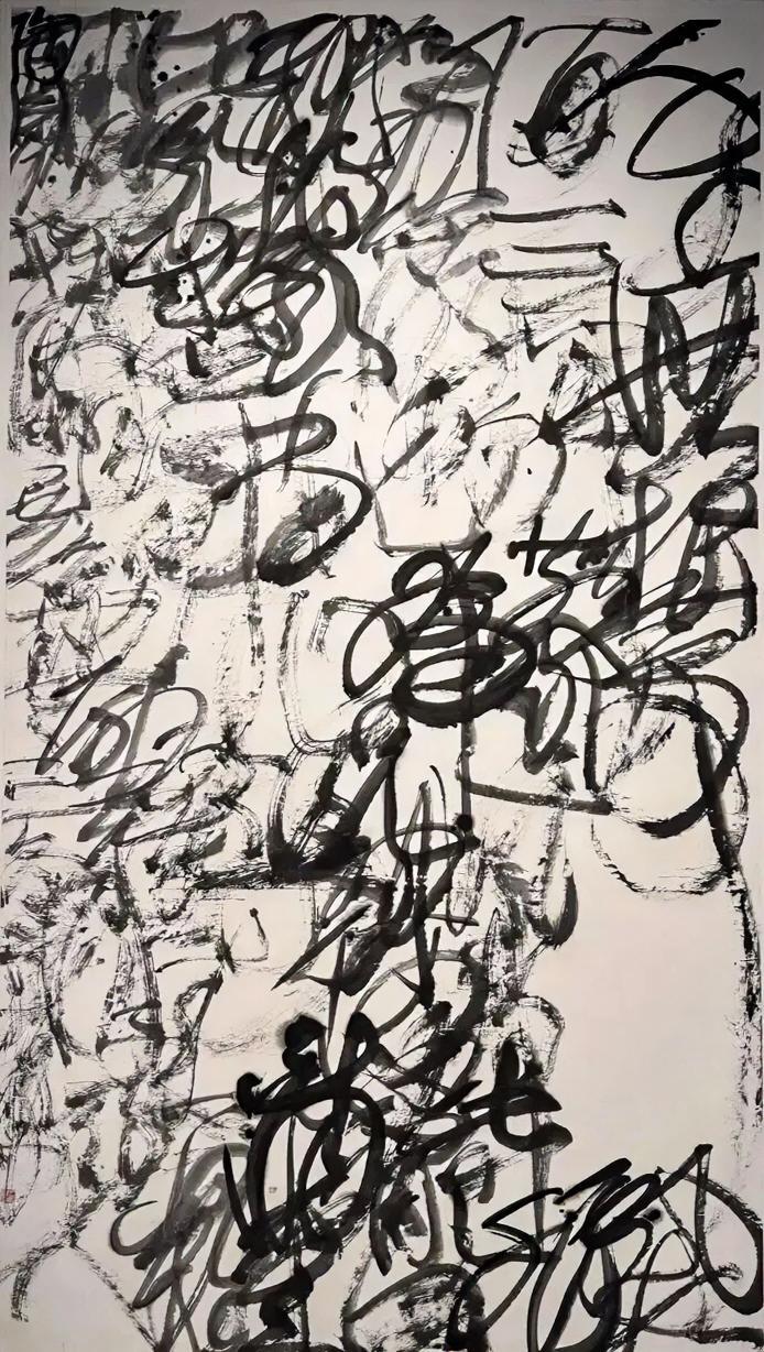 有人希望把书法从文字中剥离出来，认为即使没有汉字，书法也是存在的，这个就是所谓的