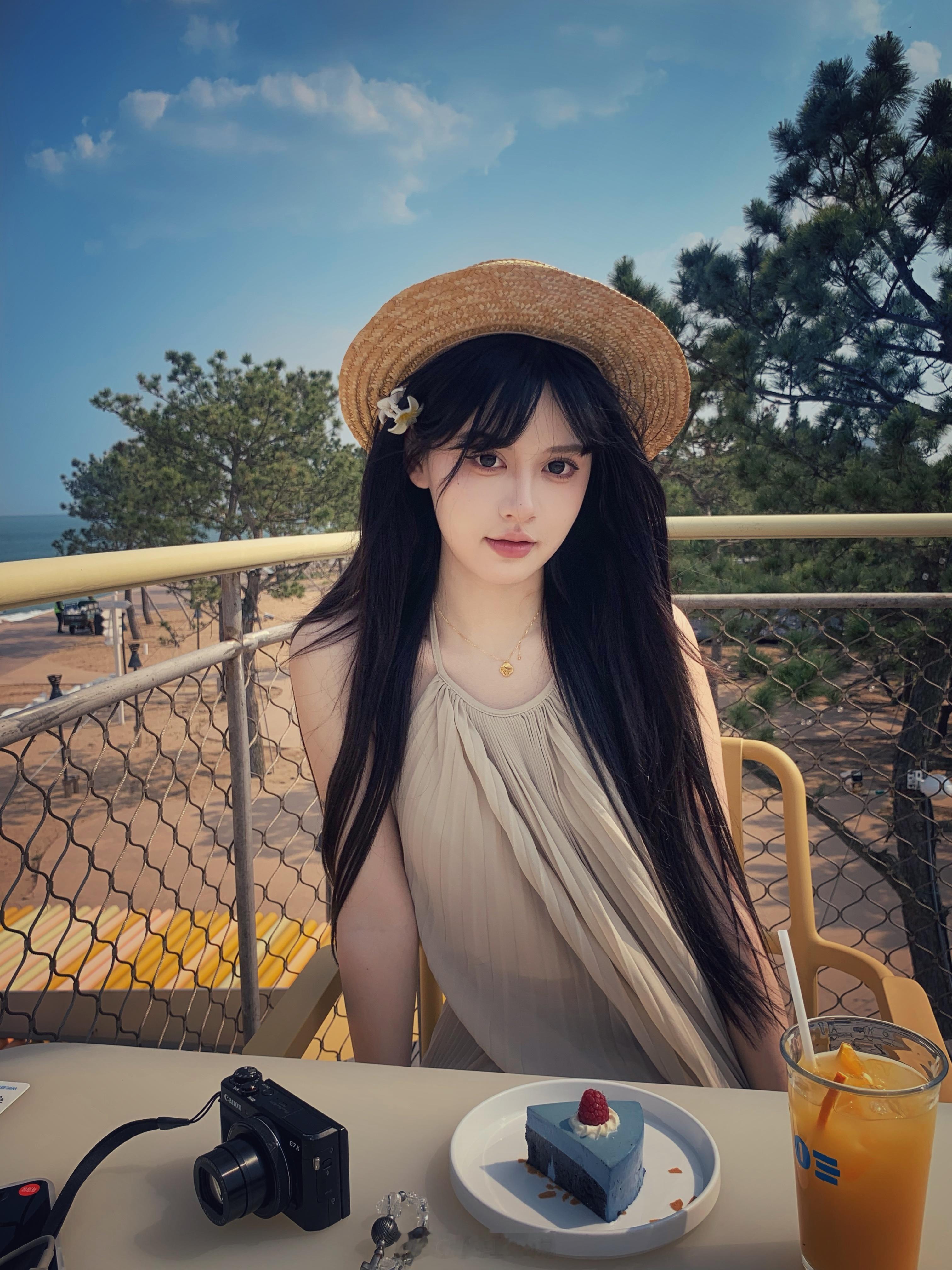 好久没看到海了！🐚​​​