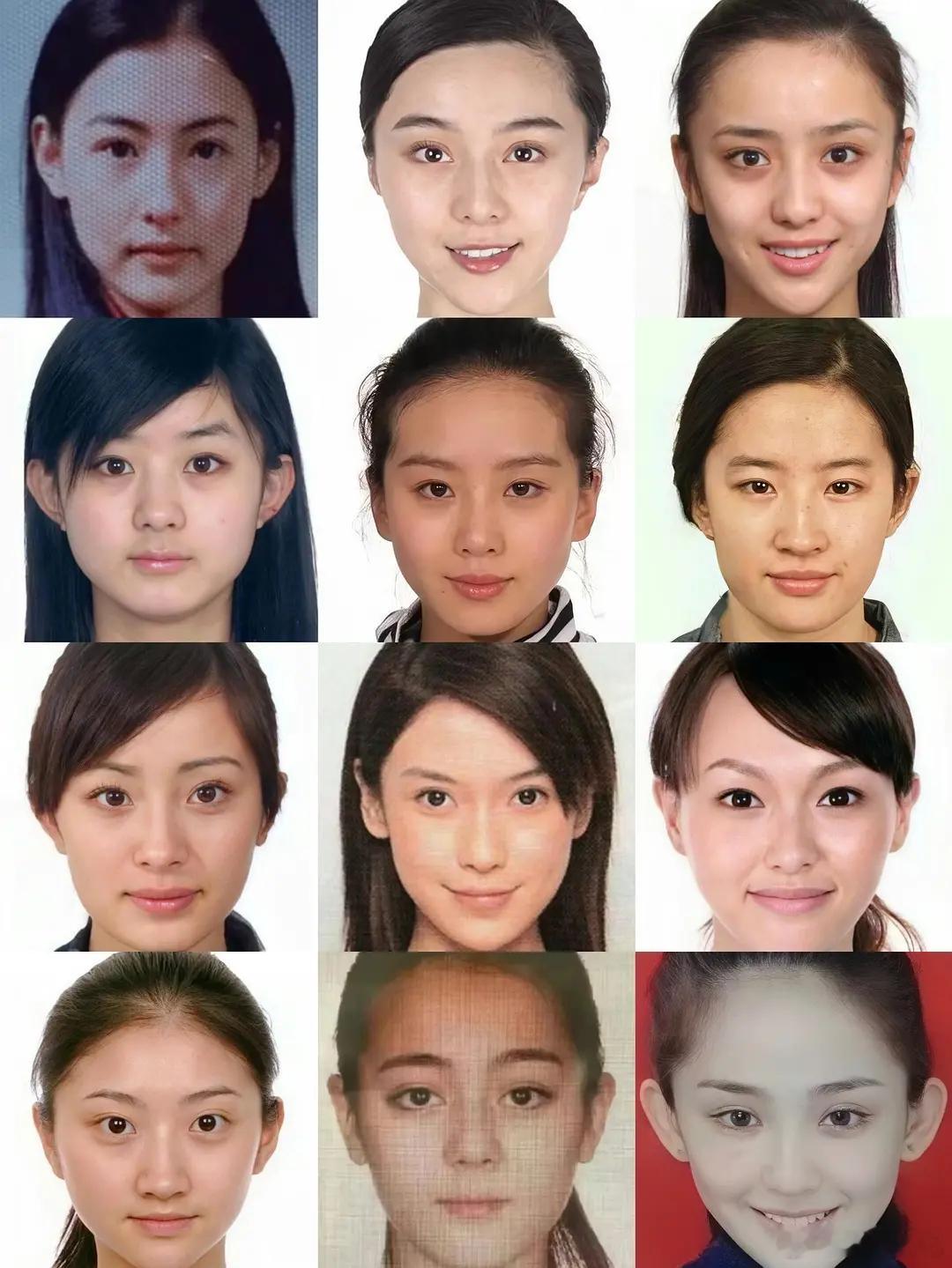 女明星真证件照来了，谁是真正意义上的大美女