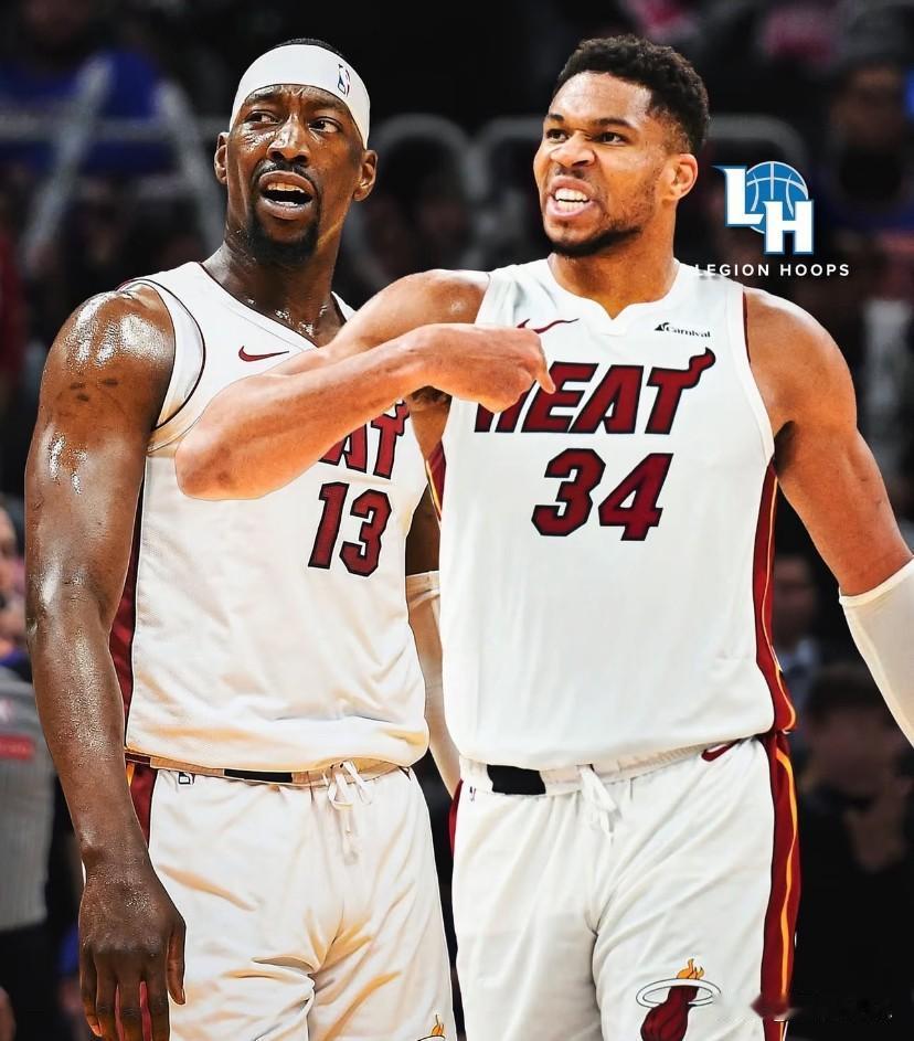 NBA新赛季10大防守双人组：No.01—字母哥+阿德巴约（热火）两人都